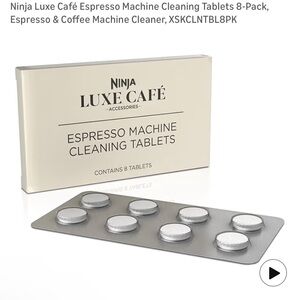 Ninja Luxe Café Espresso Machine Cleaning Tablets - Gray